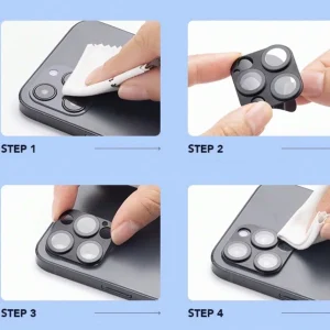 Shein 1 anillo protector de lente de cámara de teléfono con patrón iPhone 14 Pro