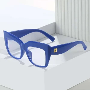 SHEIN 1 pieza Gafas Real, marco cuadrado PC de moda para uso diario