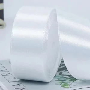 Shein 1 rollo de cinta de satén de 4cm de ancho, adecuado para hacer lazos, envolver regalos