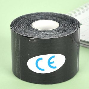 Shein 1 rollo de cinta protectora deportiva negra