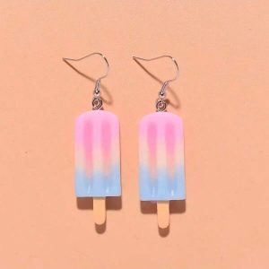 Shein 1 Uds Lindos pendientes colgantes con ventosa de hielo, de estilo japonés/coreano