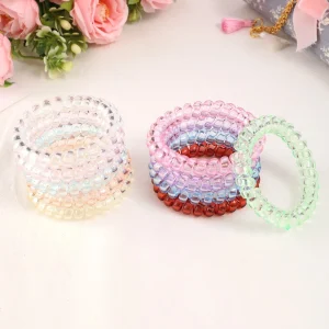 SHEIN 10 piezas Lazo de pelo de alambre de bobina