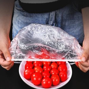 Shein 100 piezas de cubierta transparente para mantener los alimentos frescos
