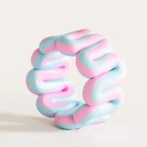 SHEIN 2 piezas anillo ancho unicolor