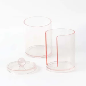 SHEIN Basic Organizador de maquillaje y tocador apilable para baño