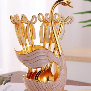 Shein CH 1 juego de cucharas para plato de fruta de estilo