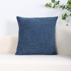 Shein Funda de cojín cuadrada sin relleno, decorativa de poliéster moderna para el hogar, 1 ud.