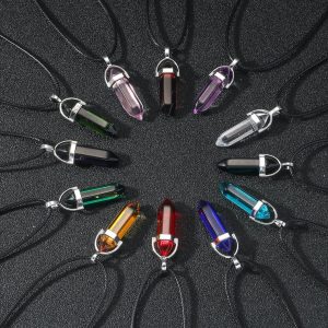 Shein Juego de 12 collares con colgante geométrico de moda para hombre