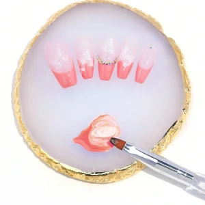 SHEIN Juego de paleta de mezcla de colores para decoración de uñas