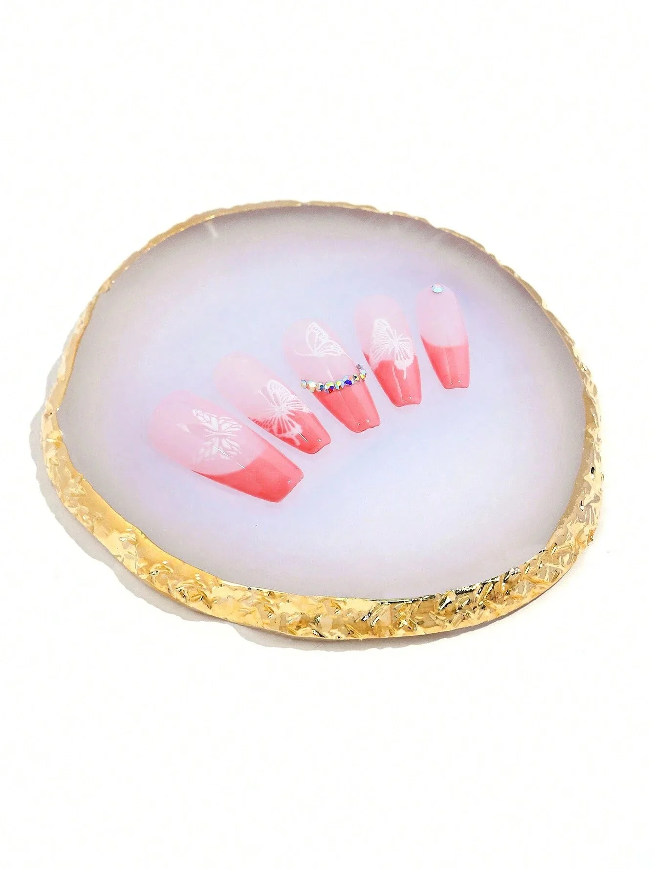 SHEIN Juego de paleta de mezcla de colores para decoración de uñas - Imagen 4