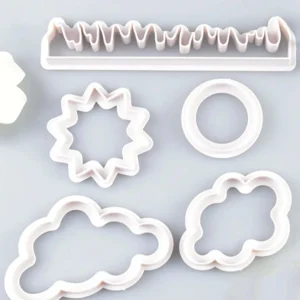 Shein  Molde de plástico para tartas 5 piezas