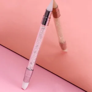 Shein Pinceles acrílicos para decoración de uñas, de silicona para decoración de uñas