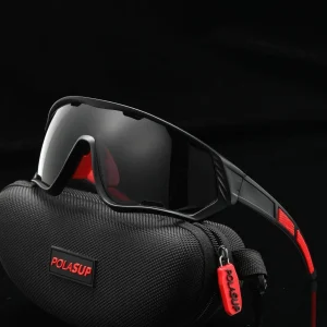 SHEIN POLASUP 1 pieza Gafas deportivas unisex a prueba de viento con diseño de camuflaje