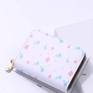 Shein Tarjetero con estampado floral