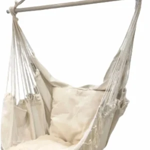 Silla hamaca columpio barra de soporte desmontable con kit de accesorios para colgar