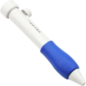 SODIAL Blanco + Azul Tres Tamaño bordado costura Punch