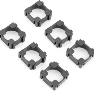 Soporte de batería cilíndrica, 100 unidades 18650 Li-ion para batería de bricolaje