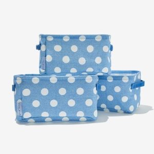 Steel Mill & Co Contenedores de almacenamiento plegables de 3 unidades