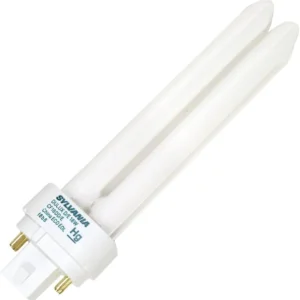 Sylvania 20668 Bombilla fluorescente compacta de tubo doble de 4 pines y 18 W