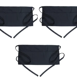 SYNTUS Delantal de cintura con 3 bolsillos Paquete de 3