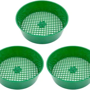 Tamiz de jardín herramienta de plántula de malla