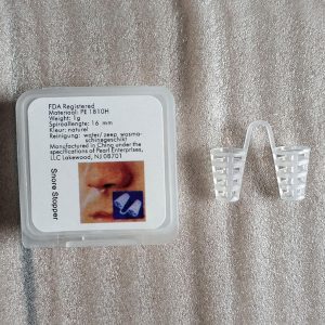 Tapón de ronquidos de plástico, tapón de ronquidos blanco minimalista para el hogar, 2 ud.