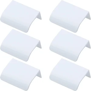 Tighall - Tirador oculto para cajón, 6 unidades, con borde para los dedos