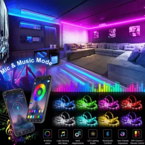 Tira de luces LED de 5V, 16 millones de colores