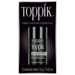 Toppik Fibras Capilares Rellena el cabello fino o escaso, color gris
