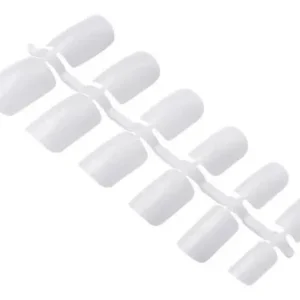 Uñas Postizas Naturales Cuadradas Medianas Alargamiento