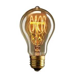 West Elm LED A19 Nostálgico Edison Loop Filamento Bombilla 2100K Transparente