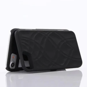 Wetben Funda para iPhone SE2/8/7, funda tipo billetera con espejo oculto en la parte posterior