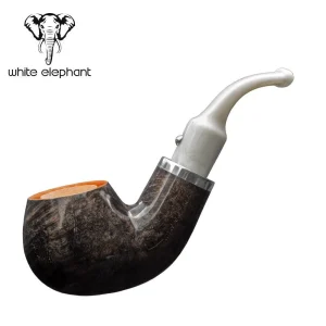 WHITE ELEPHANT - ÉBANO Y MARFIL - LISO (1) - TUBO DE FILTRO DE 9 MM