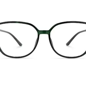 Zeelool Gafas Rodz cuadradas con montura verde oscuro