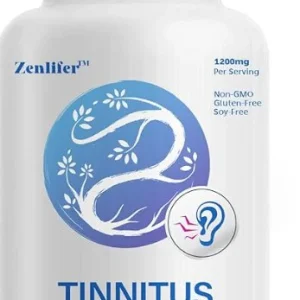 Zenlifer-1200MG Suplementos para aliviar el tinnitus y zumbidos en los oídos, 120 cápsulas
